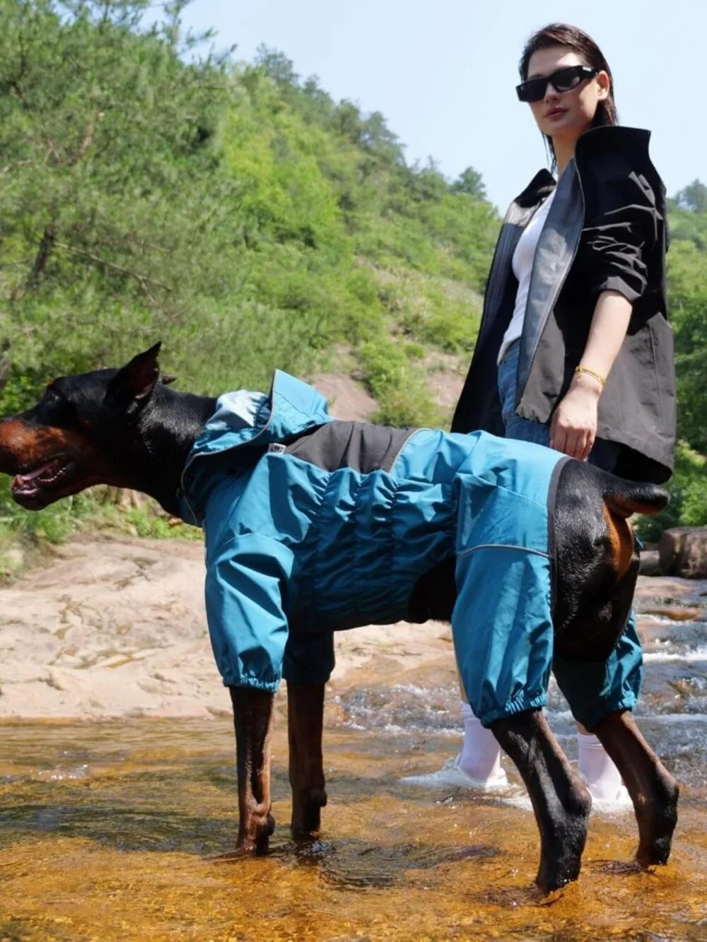 LOVELONGLONG Waterproof Dog Raincoat